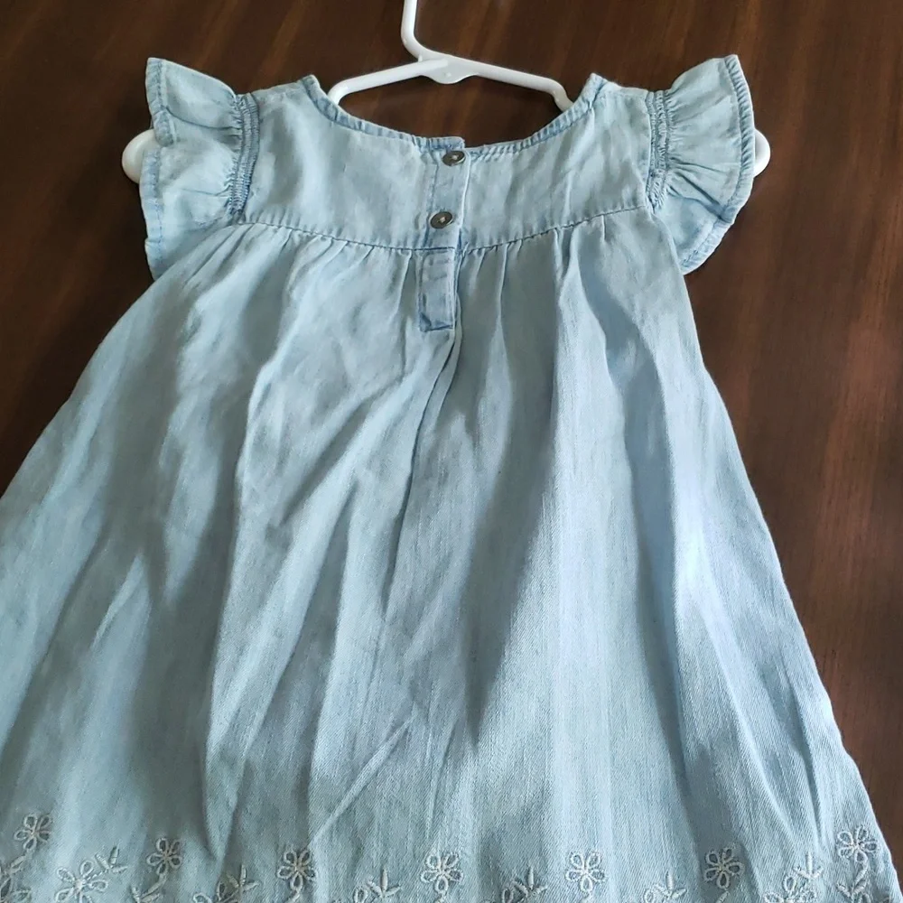 Gap Soft Cotton Denim Dress with Bloomers NWOT